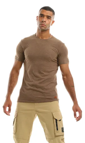 97931 Heather Khaki Short Sleeves T-Shirt