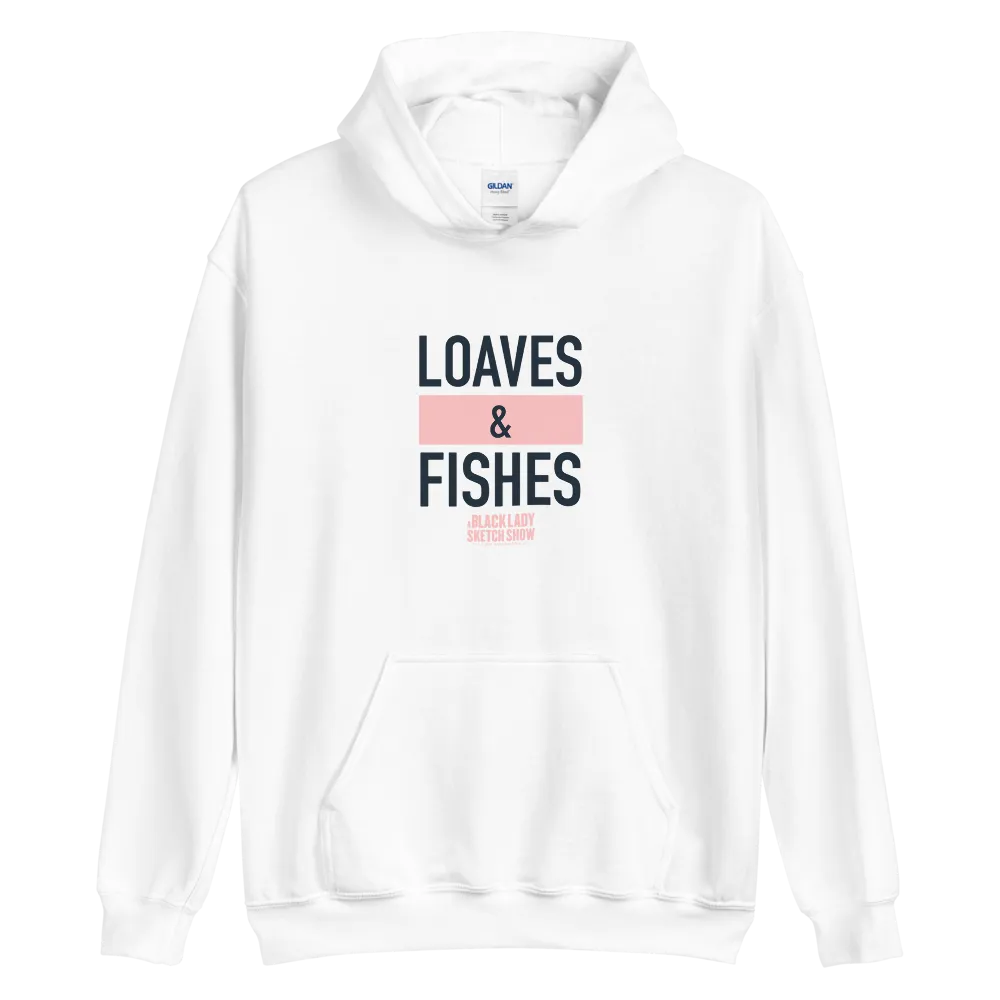 A Black Lady Sketch Show Loaves & Fishes Fleece Hooded Sweatshirt