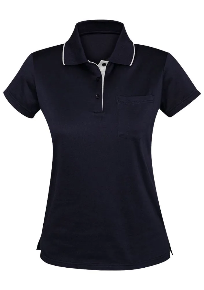 Advatex Ladies Swindon Polo - Navy/White - 10 - Biz Collection
