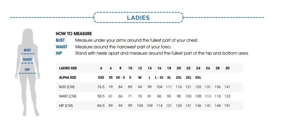 Advatex Ladies Swindon Polo - Navy/White - 10 - Biz Collection