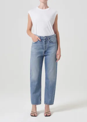 Agolde 90'S Crop Mid Rise Loose Straight In Hooked