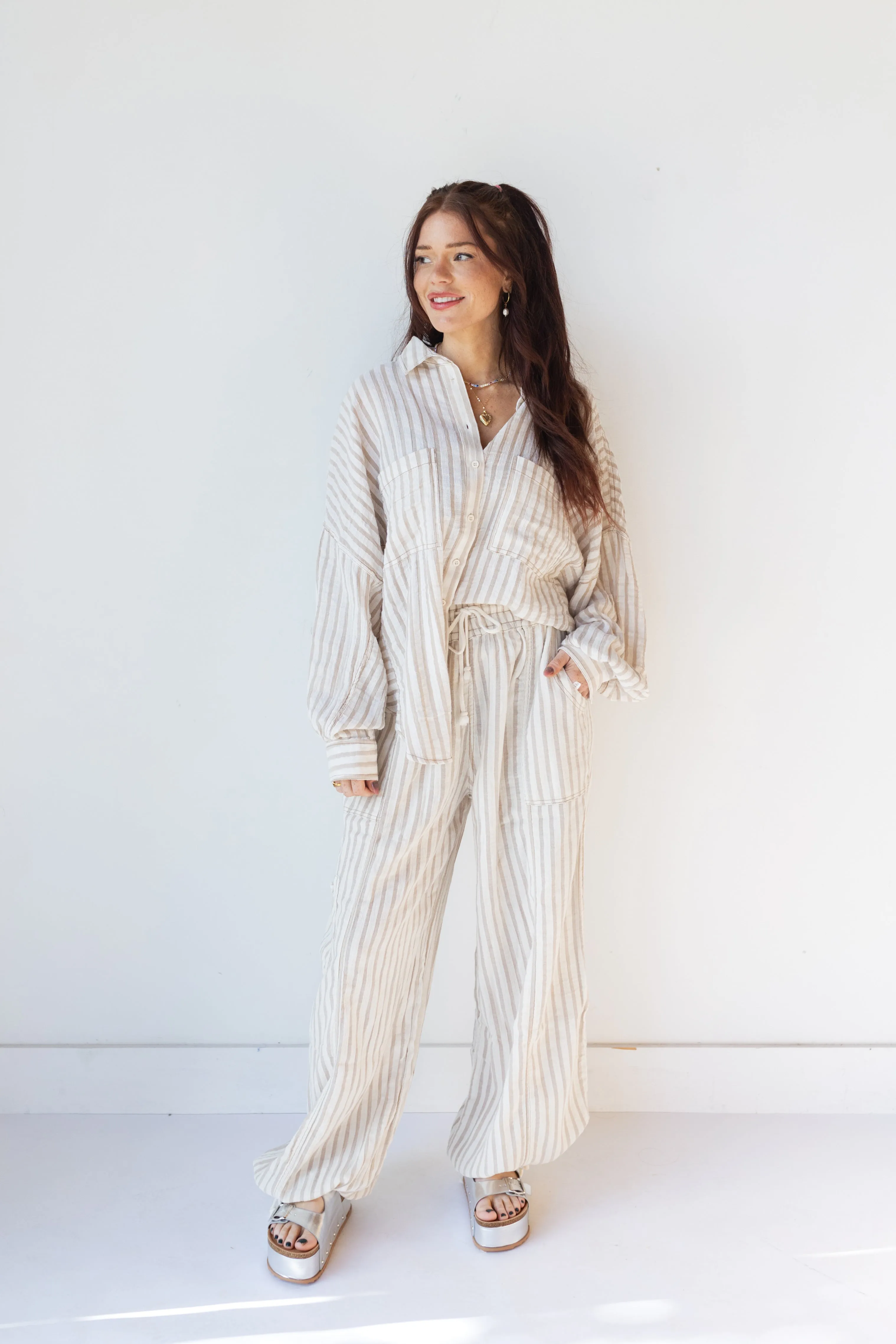 amelia stripe pants