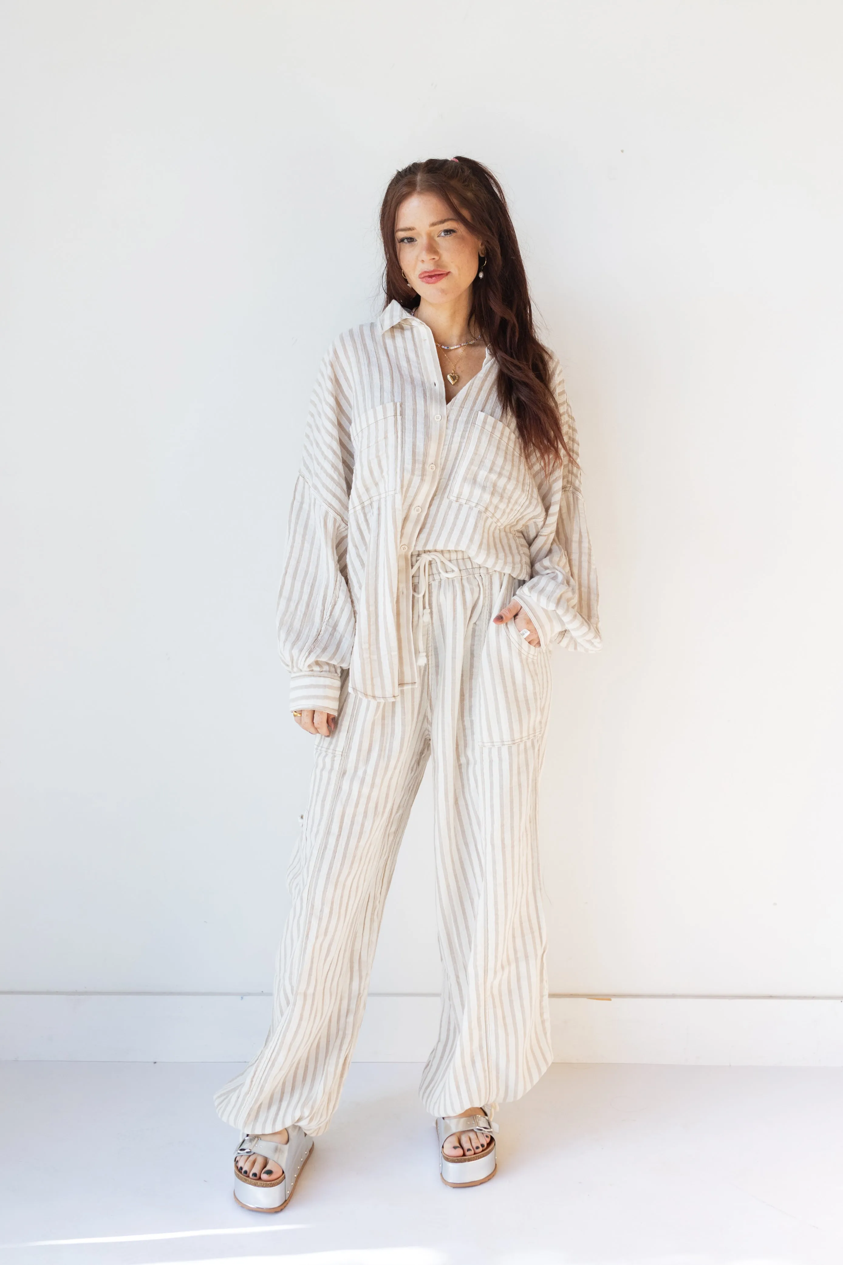 amelia stripe pants