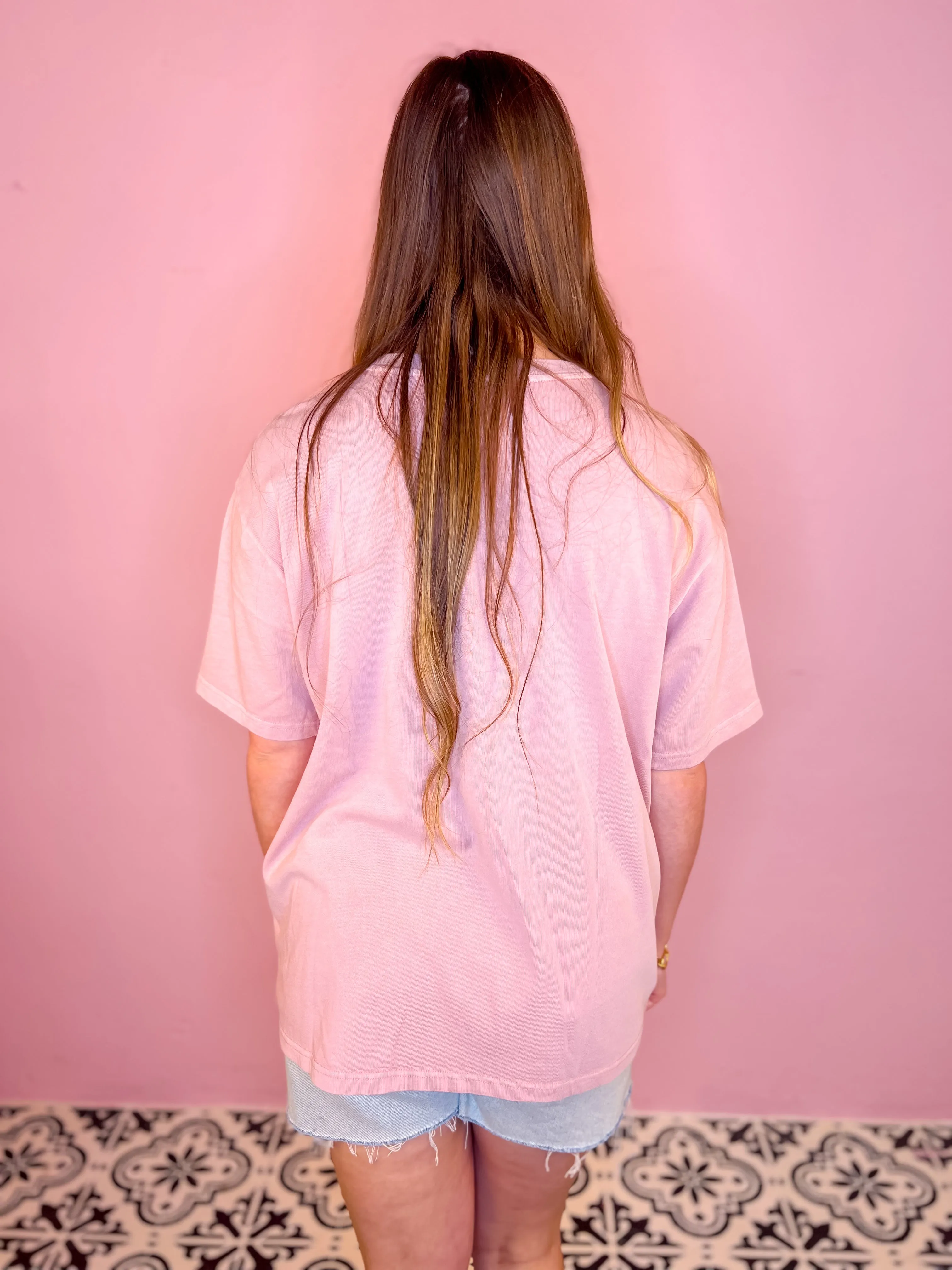 Basically Fun Relaxed T-Shirt-Pink Lemonade