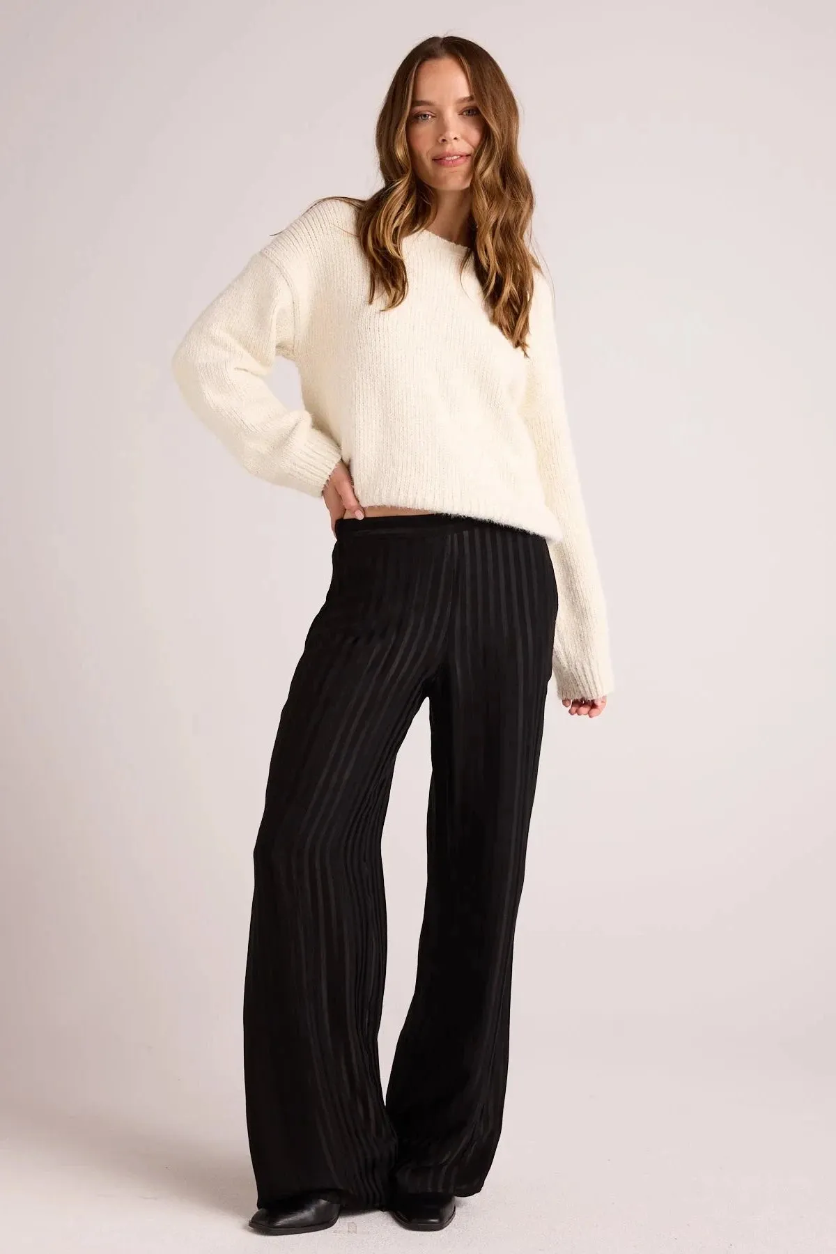 Bella Dahl Elastic Back Wide Leg Pant