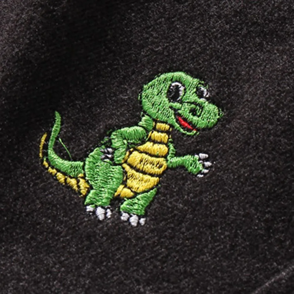 Boys Dinosaur Solid Pocket Pants