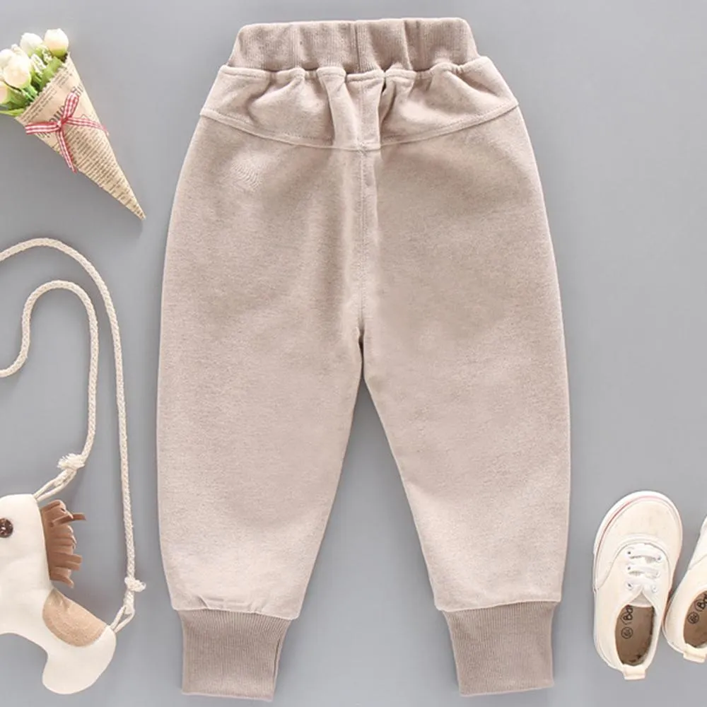 Boys Dinosaur Solid Pocket Pants