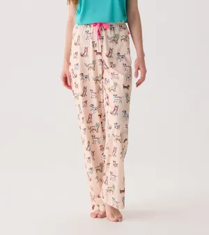 Capelton Road Women's Cute Pups Pajama Pants