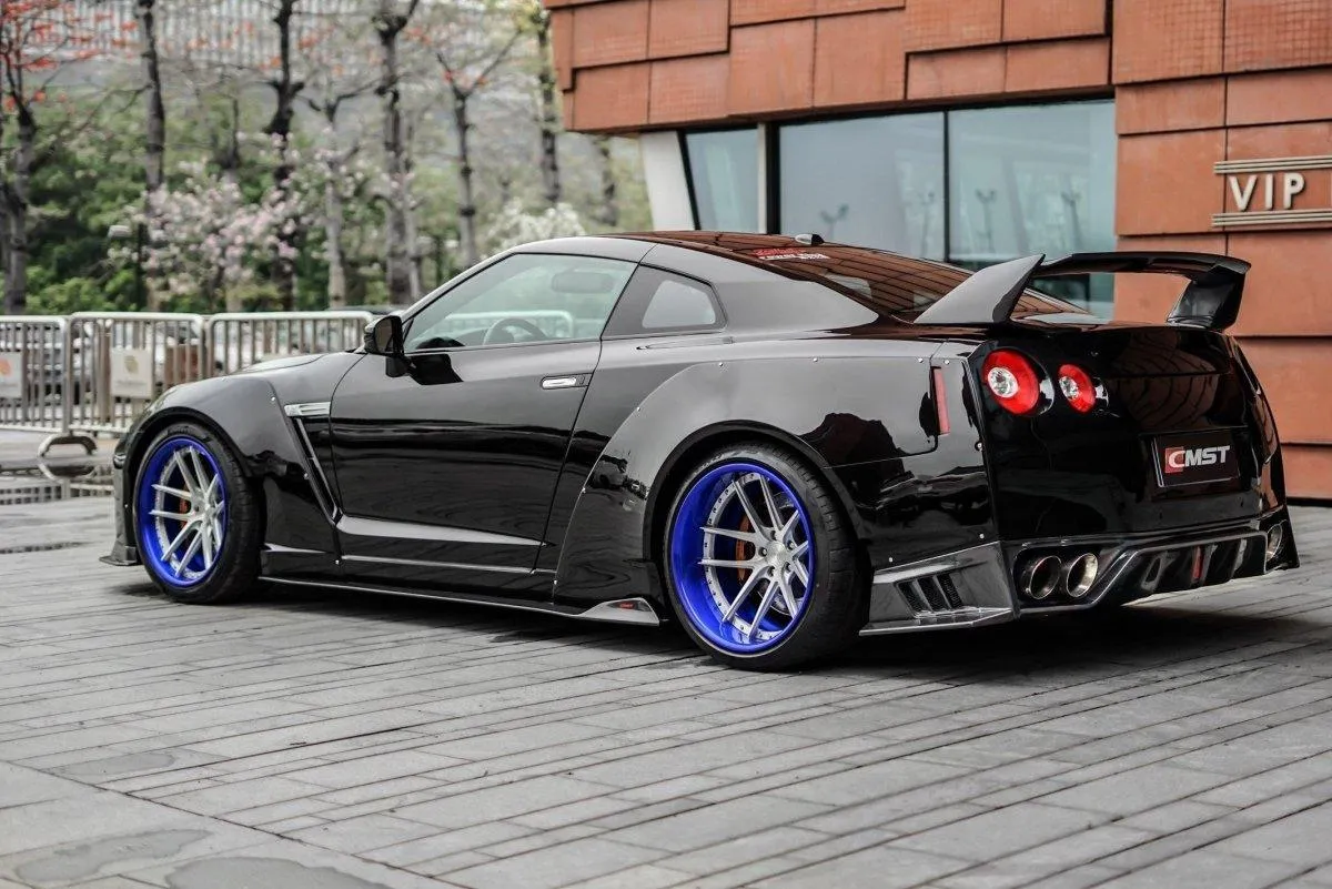 CMST Tuning V1 Side Skirts Extensions for Nissan GTR Nismo T-Spec Edition Premium Carbon Fiber/FRP