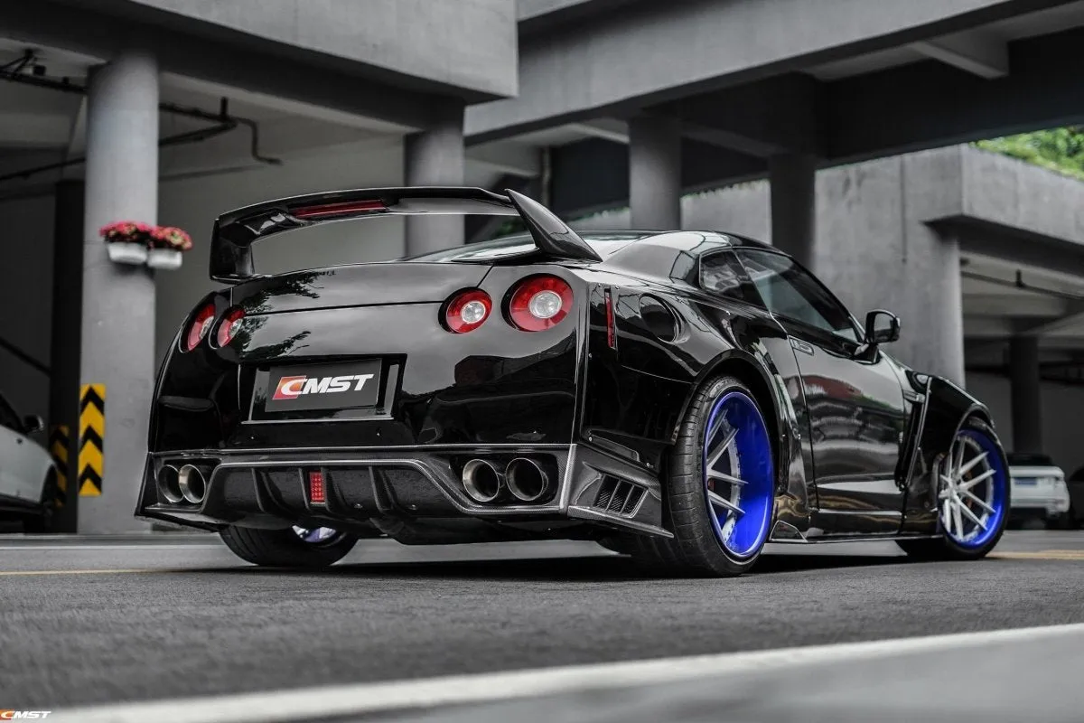 CMST Tuning V1 Side Skirts Extensions for Nissan GTR Nismo T-Spec Edition Premium Carbon Fiber/FRP