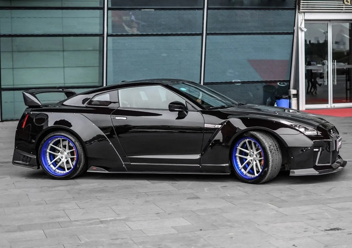 CMST Tuning V1 Side Skirts Extensions for Nissan GTR Nismo T-Spec Edition Premium Carbon Fiber/FRP