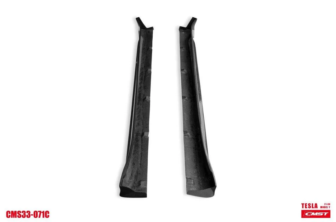 CMST Tuning V2 Side Skirts for Tesla Model Y Performance AWD Long Range RWD Carbon Fiber/FRP