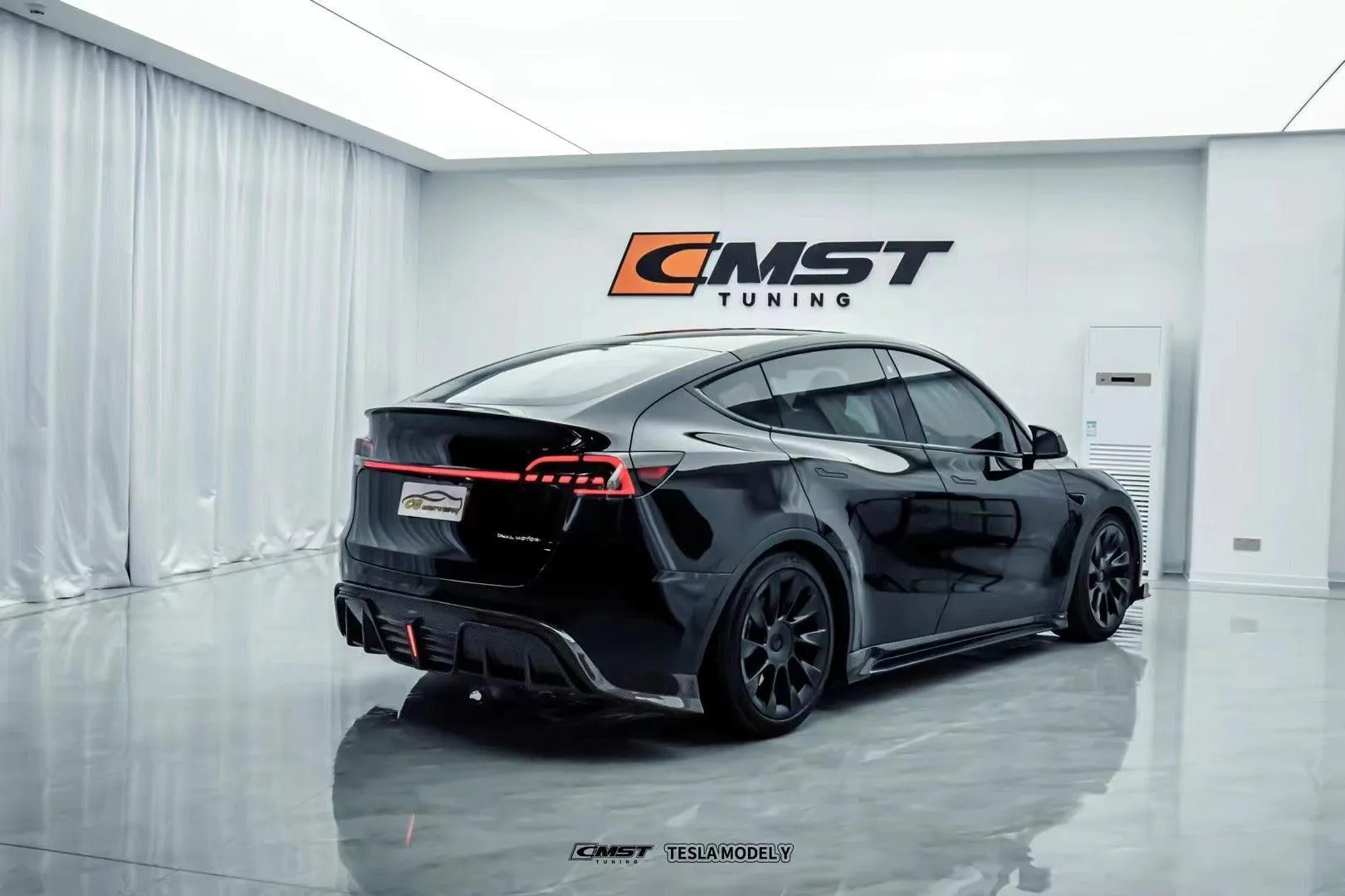 CMST Tuning V2 Side Skirts for Tesla Model Y Performance AWD Long Range RWD Carbon Fiber/FRP