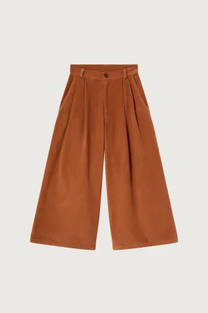 CORDUROY WIDE TROUSERS