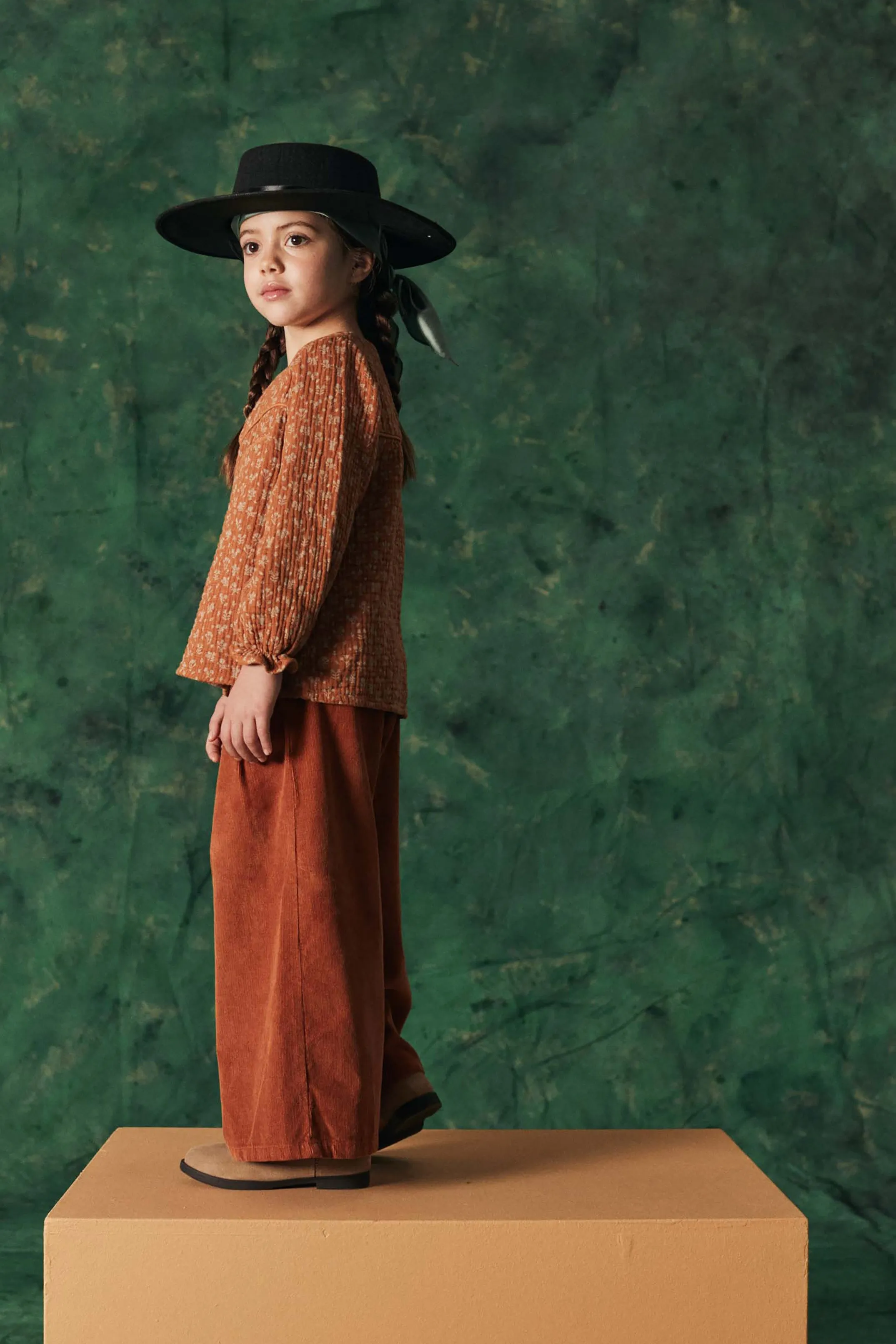 CORDUROY WIDE TROUSERS