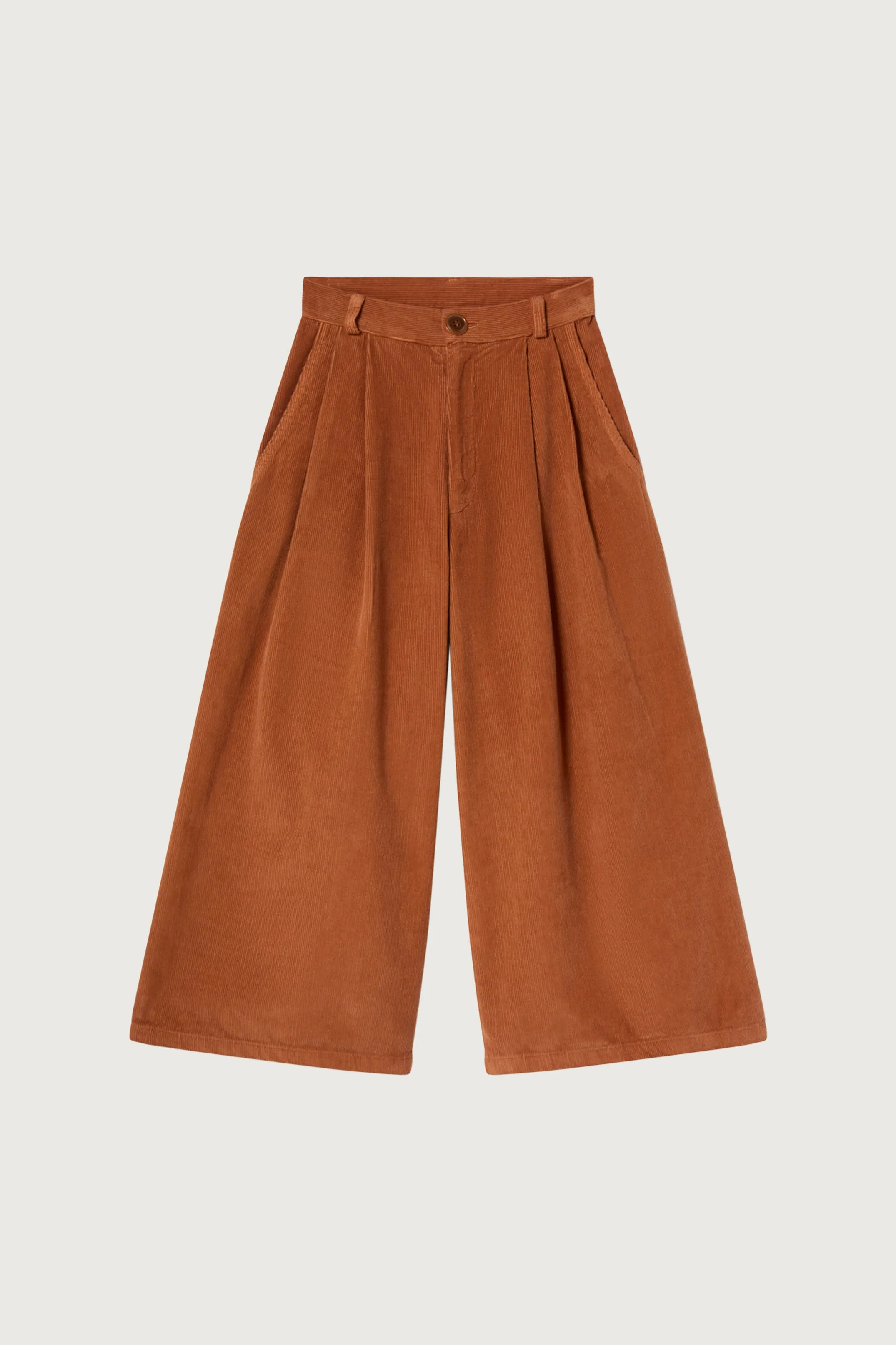 CORDUROY WIDE TROUSERS