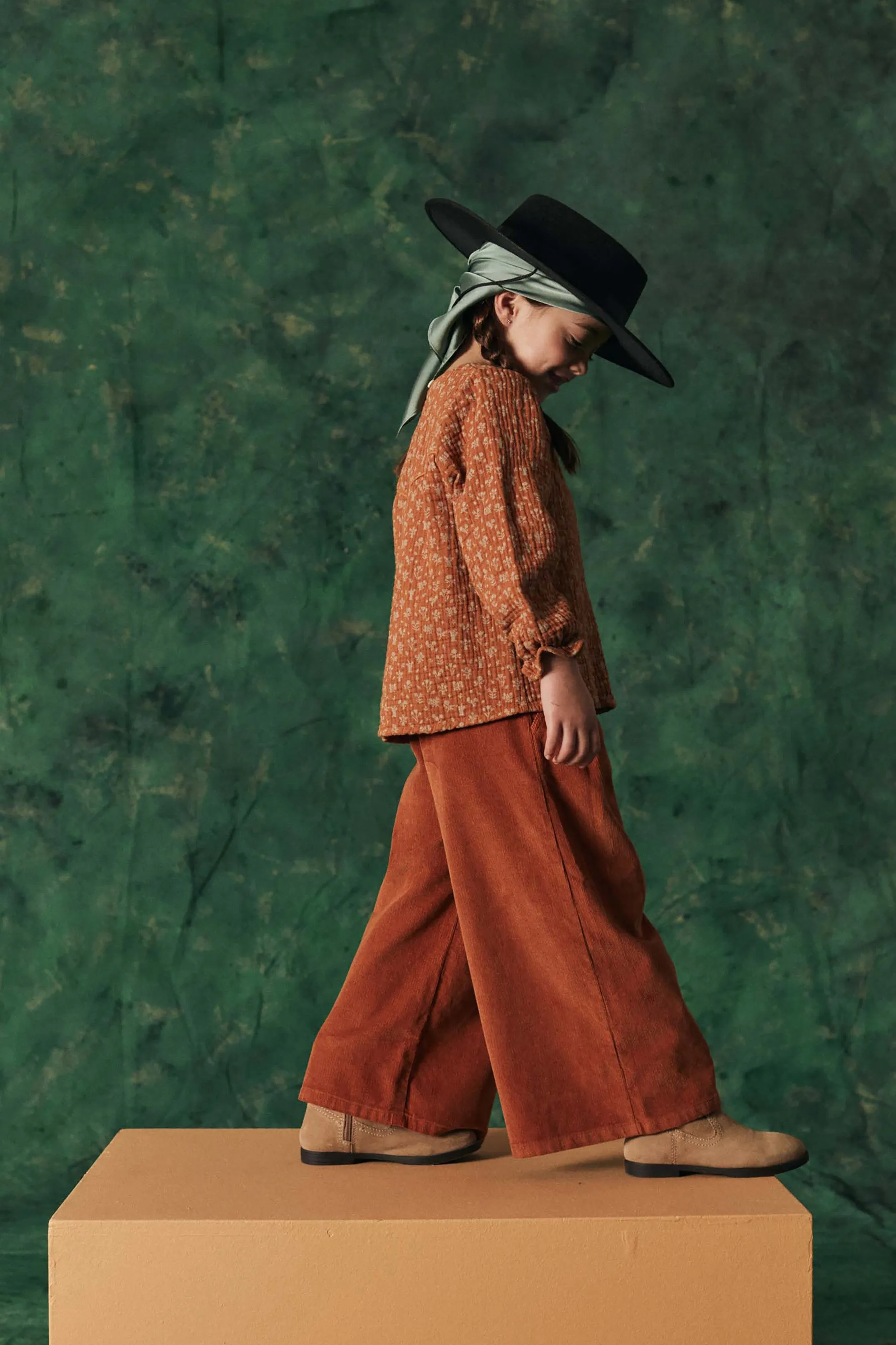 CORDUROY WIDE TROUSERS