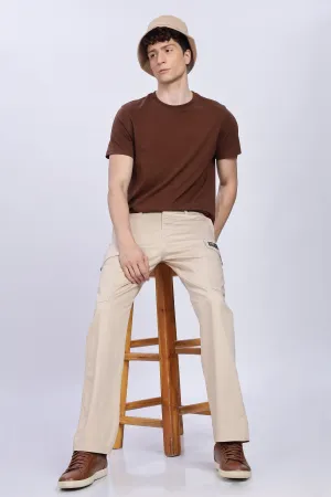 Cream cargo pants