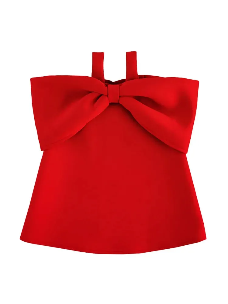Elegant Big Bow Girls Dress