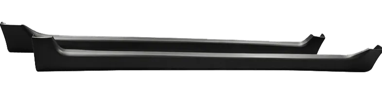 Fit 2014-2019 Toyota Corolla Side Skirts Body Kits (Unpainted Matte Black)