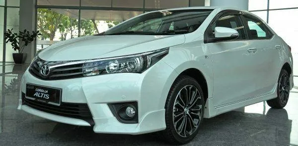 Fit 2014-2019 Toyota Corolla Side Skirts Body Kits (Unpainted Matte Black)