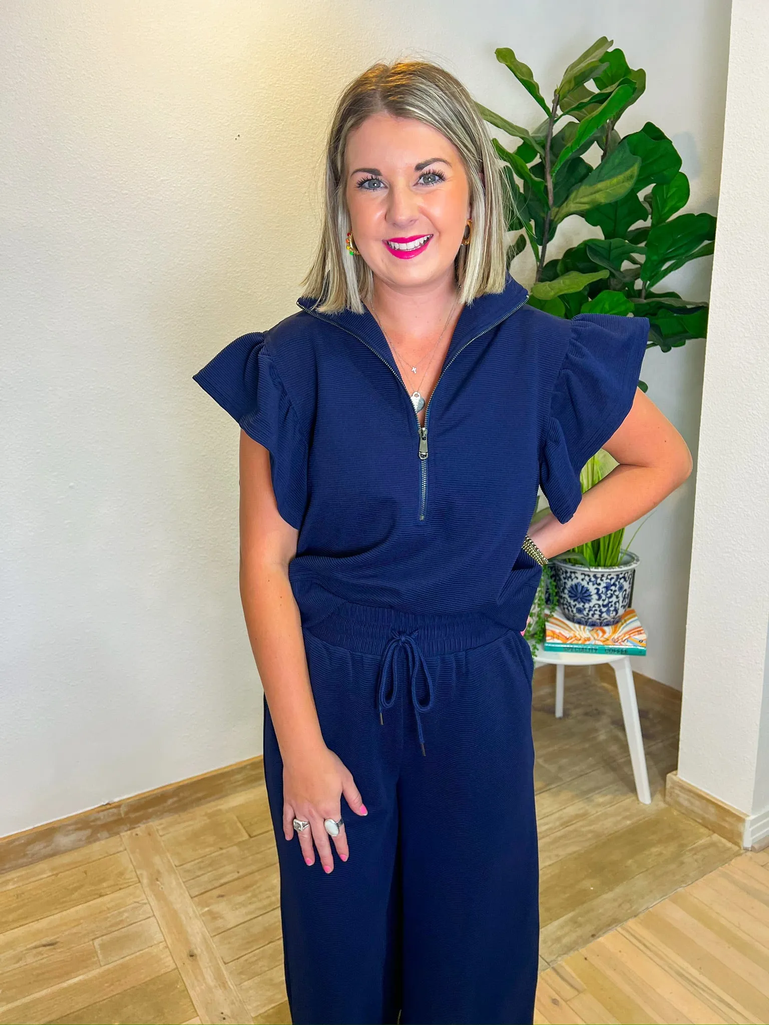 For Fun Top - Navy