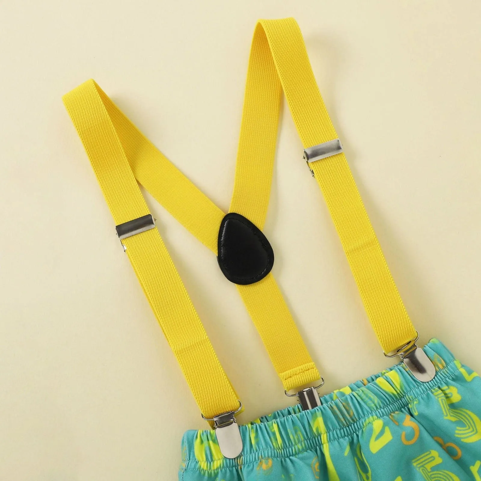 Fun Print Boy's First Birthday Outfit