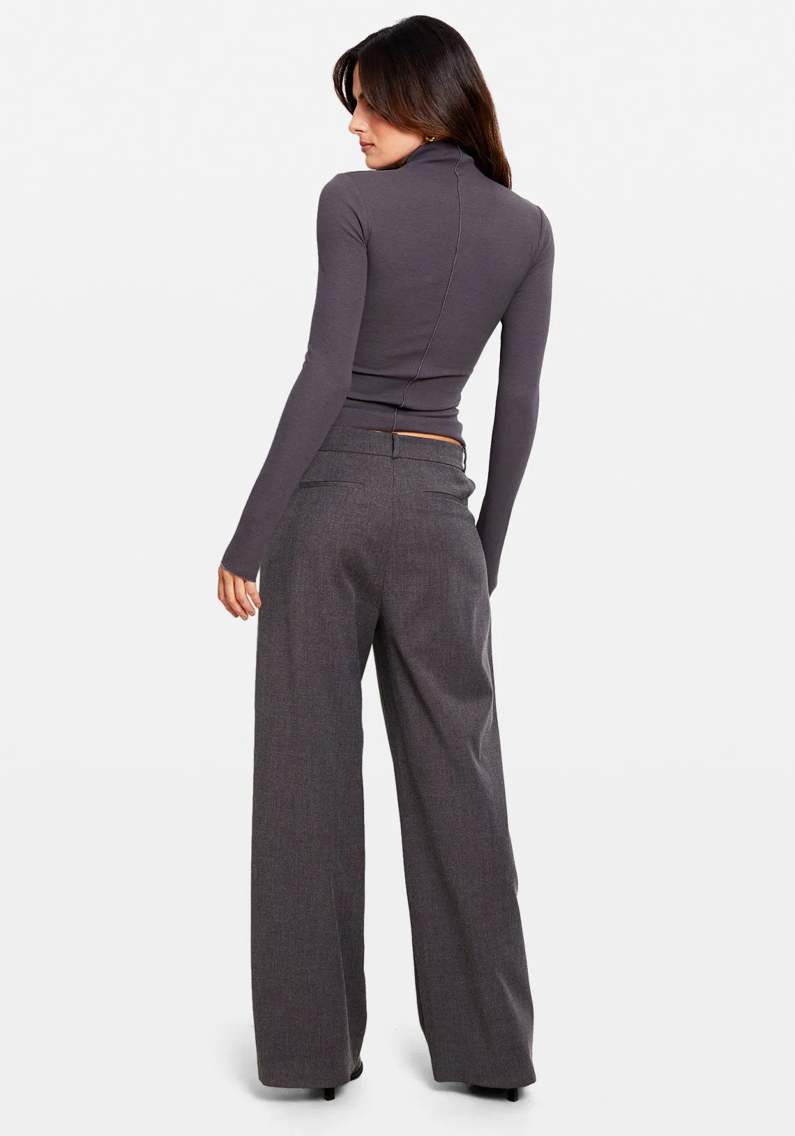GABBY LOW RISE PANT GREY
