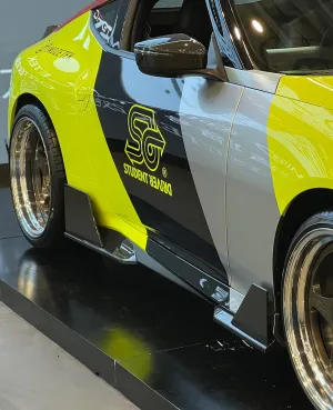 Geex Village GC Style Side Skirts for Nissan Z 400Z Proto Performance Sport RZ34 2023-ON Carbon Fiber