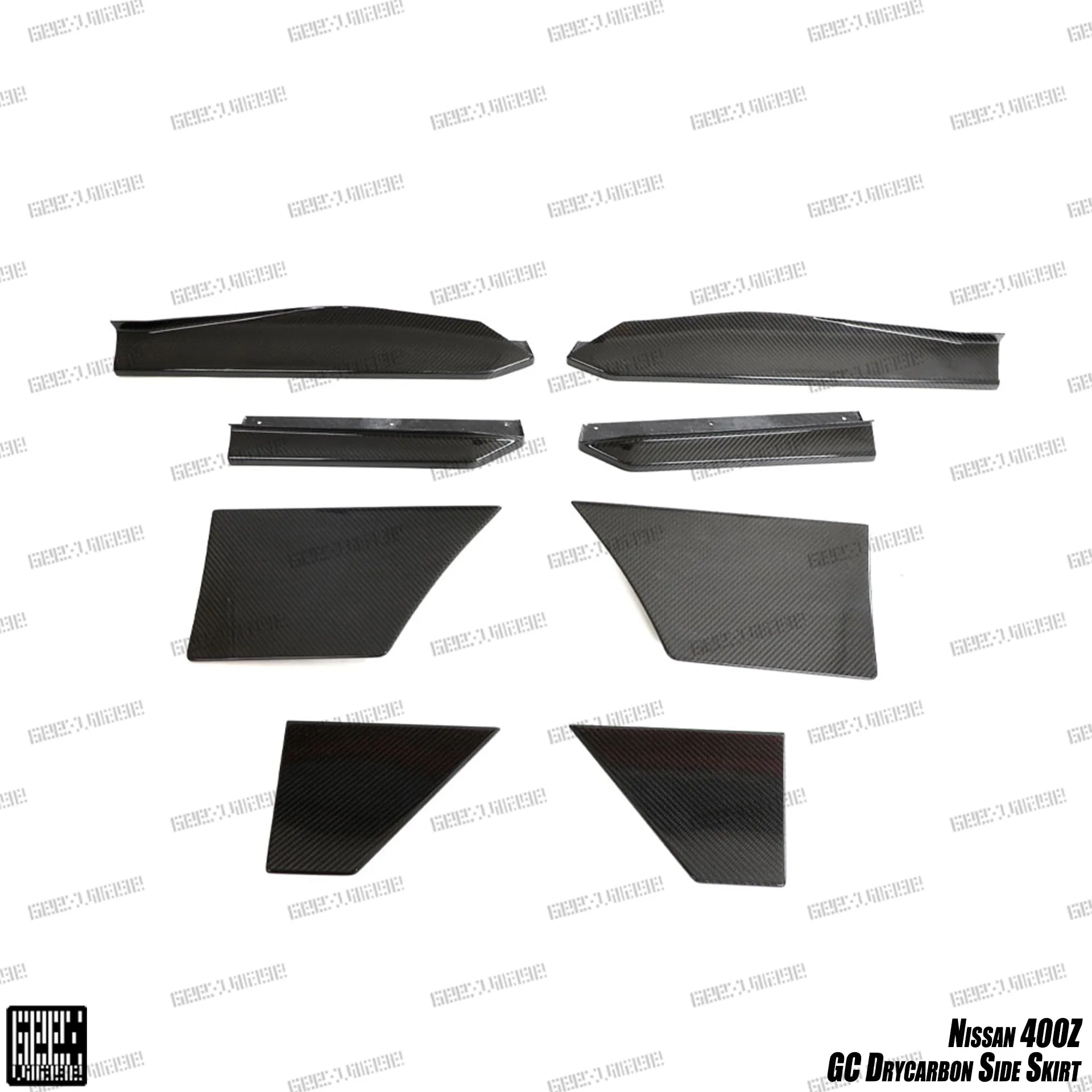 Geex Village GC Style Side Skirts for Nissan Z 400Z Proto Performance Sport RZ34 2023-ON Carbon Fiber