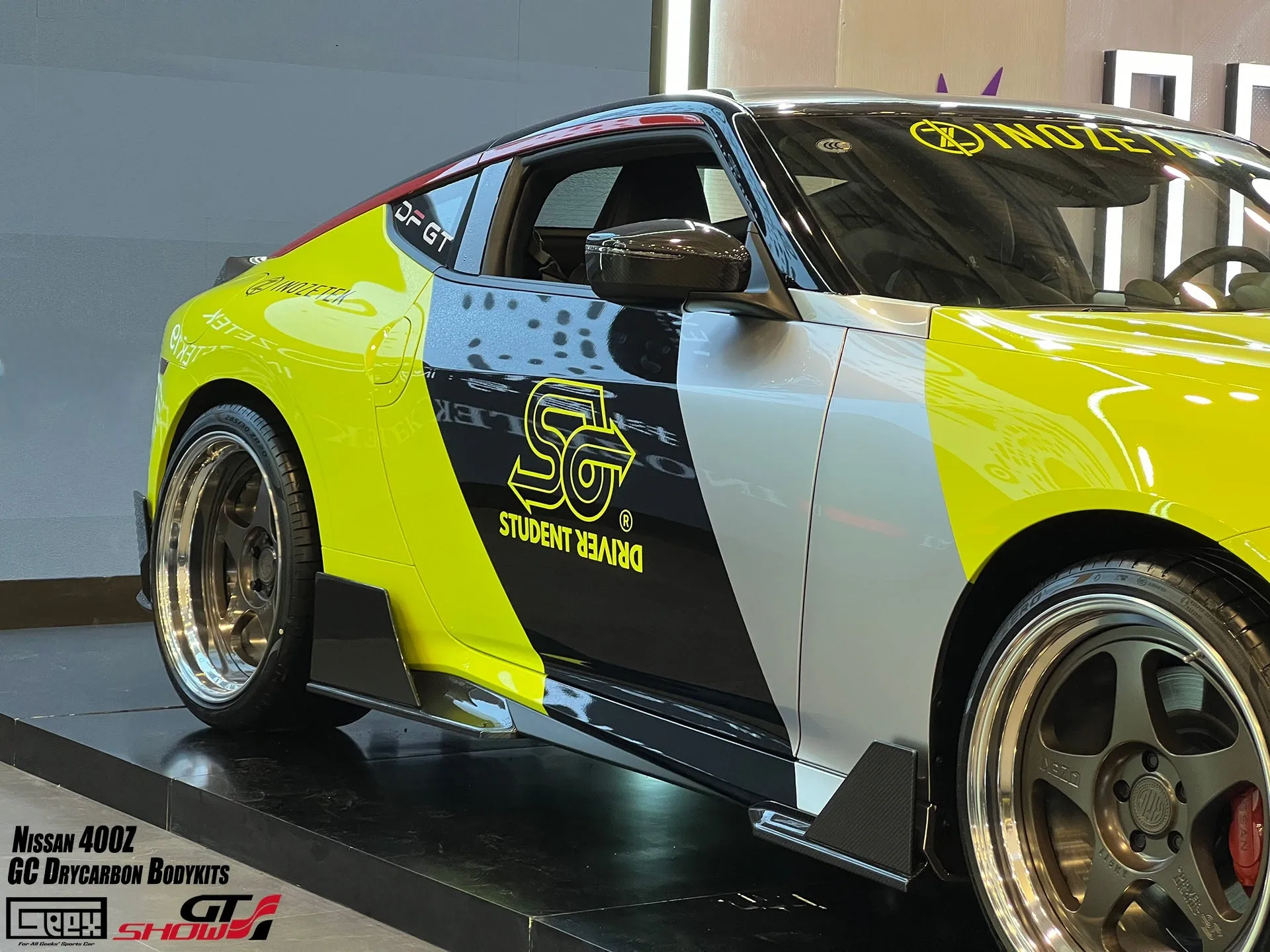 Geex Village GC Style Side Skirts for Nissan Z 400Z Proto Performance Sport RZ34 2023-ON Carbon Fiber