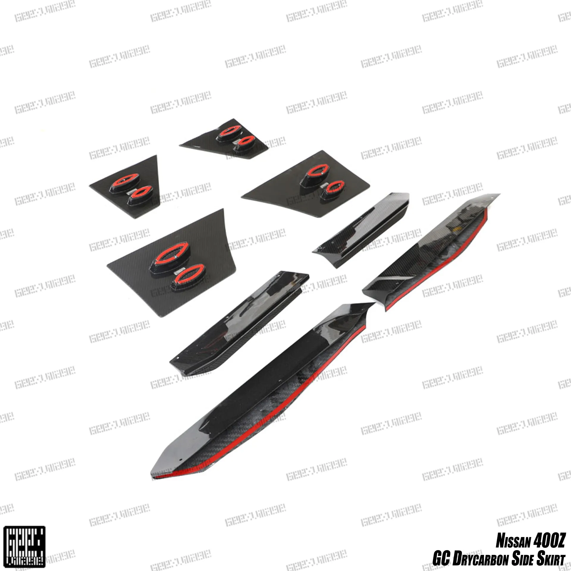 Geex Village GC Style Side Skirts for Nissan Z 400Z Proto Performance Sport RZ34 2023-ON Carbon Fiber