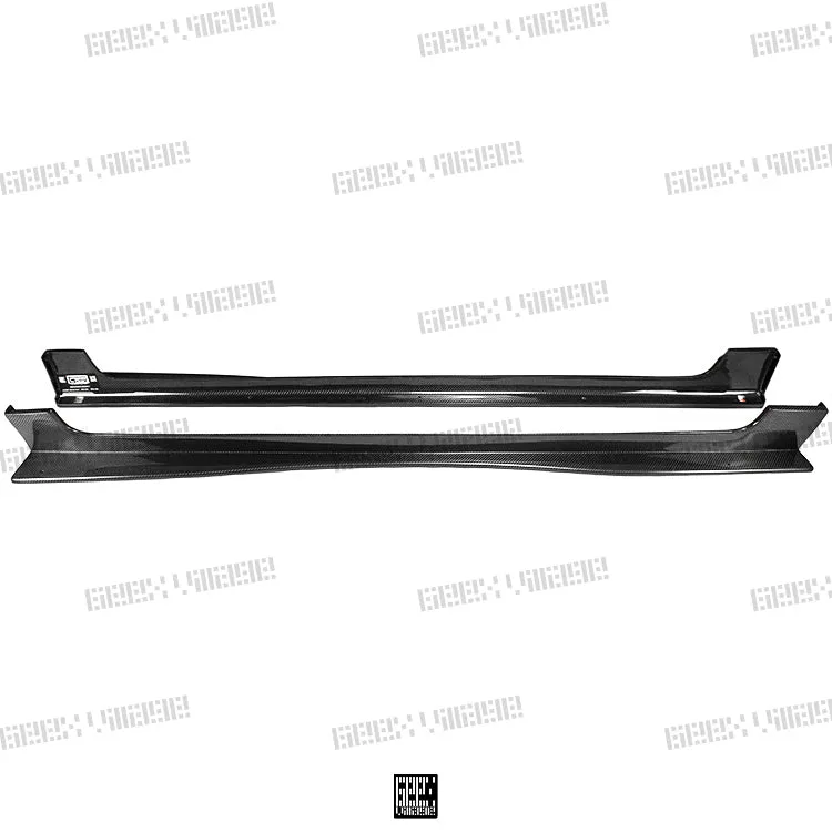 Geex Village Side Skirts for MINI Cooper JCW S Base F56 2014-ON (Fits Both Pre-LCI & LCI) Carbon Fiber/FRP
