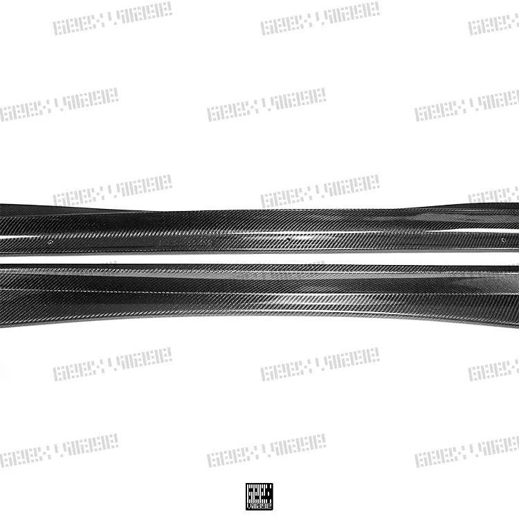 Geex Village Side Skirts for MINI Cooper JCW S Base F56 2014-ON (Fits Both Pre-LCI & LCI) Carbon Fiber/FRP