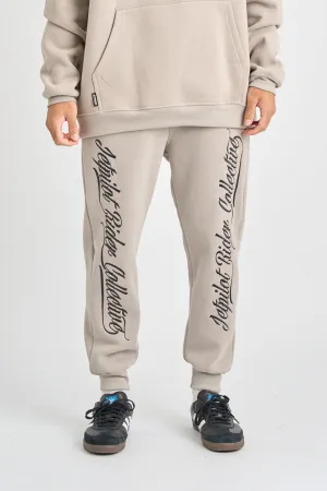 Jetpilot Dark Script Track Pant - Storm