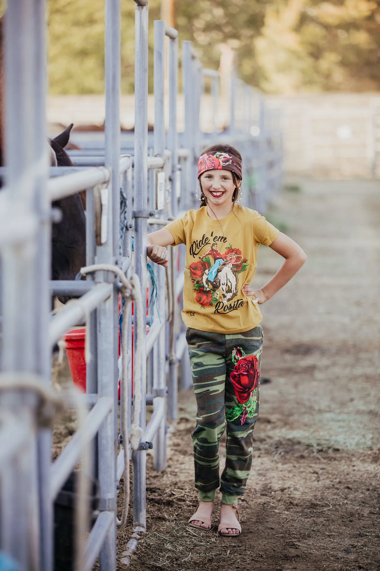 Kids Rose Sweat Pant