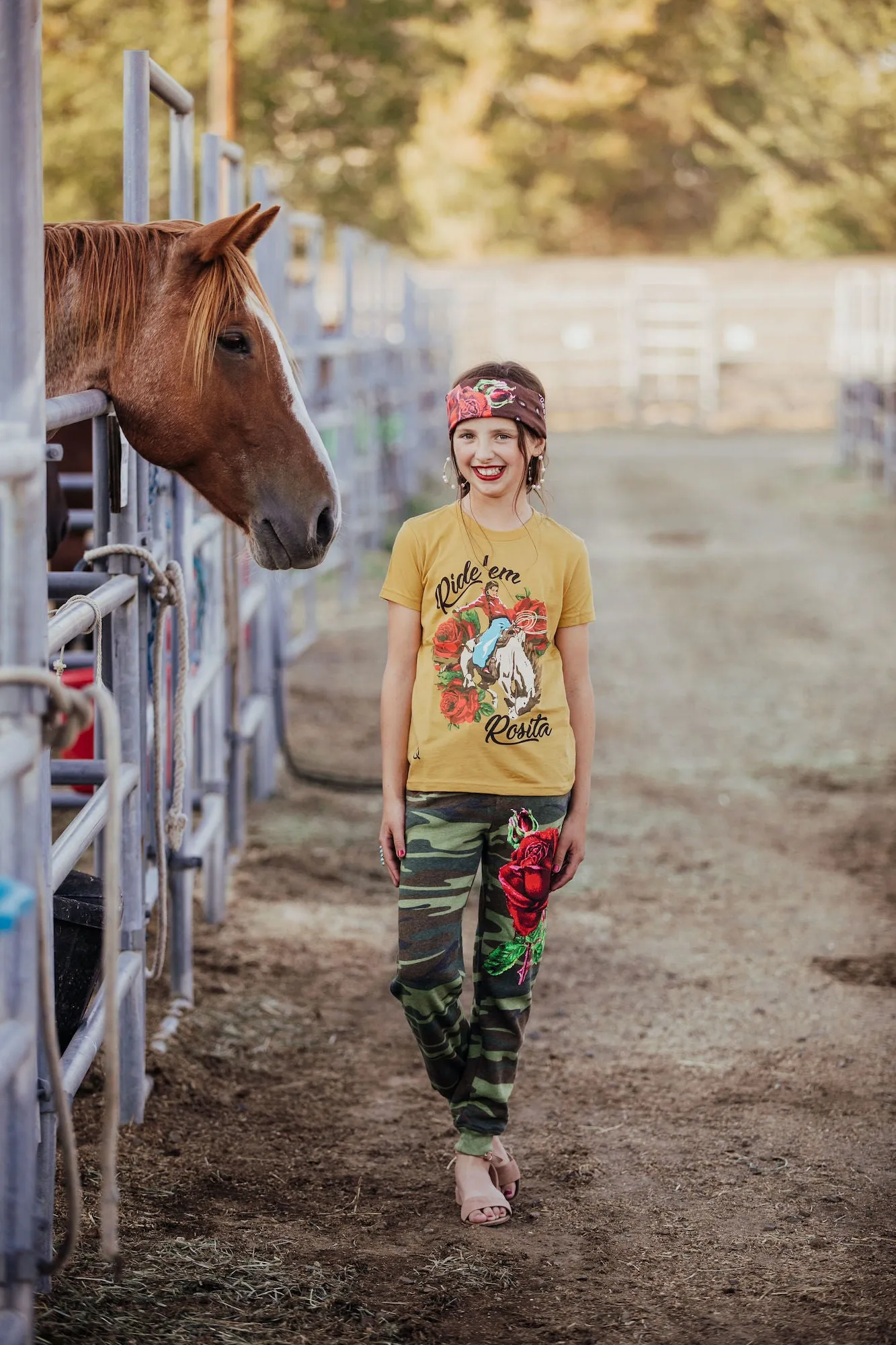 Kids Rose Sweat Pant