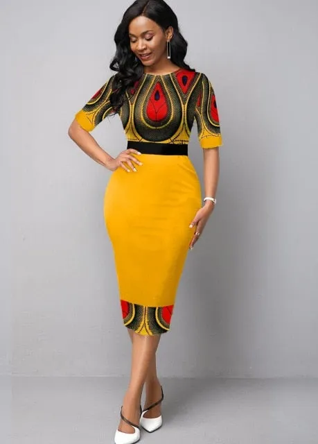 Ladies Elegant Sleeve Dress
