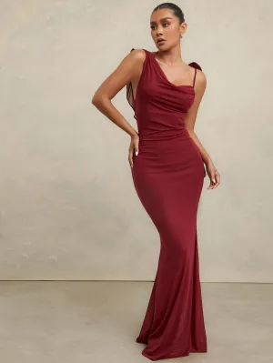LLstyle Asymmetrical Elegant Maxi Dress