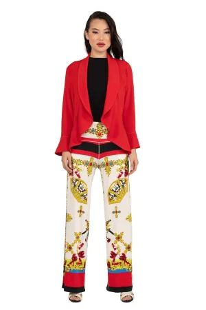 Long Back DBL Round Jacket Solid