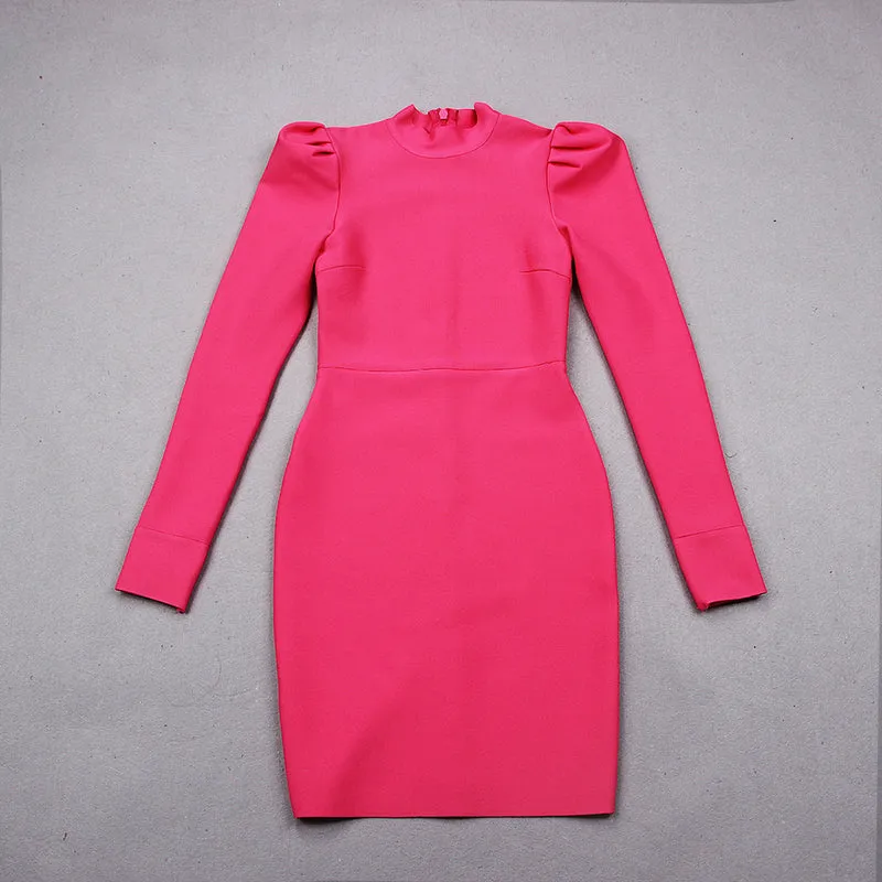 Long Sleeve Bandage Dress