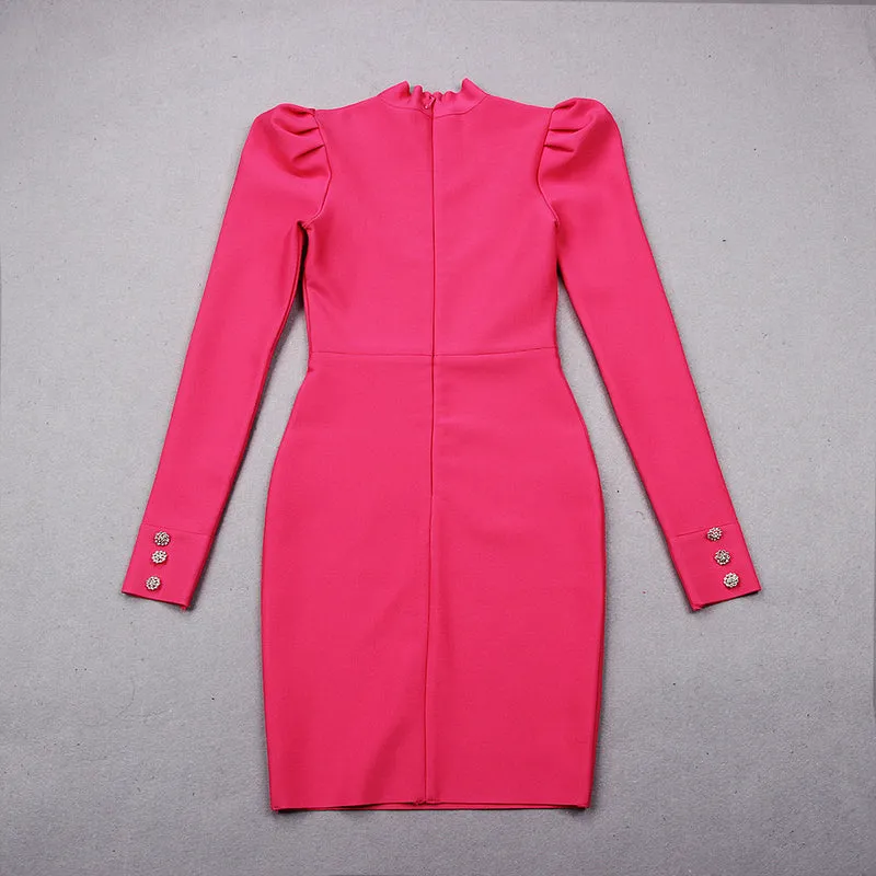 Long Sleeve Bandage Dress