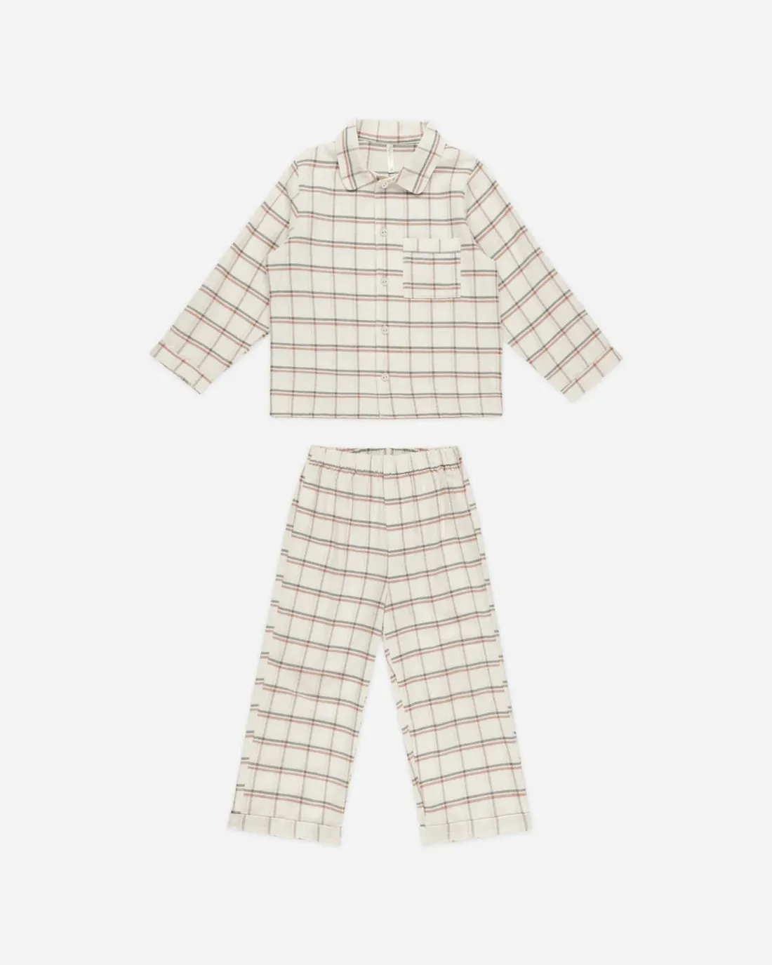 Long Sleeve Pajamas Holiday Plaid