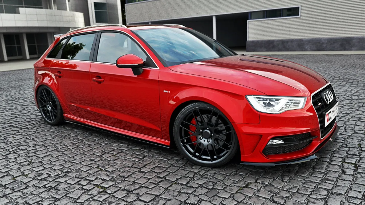 Maxton Design - Side Skirts Diffusers Audi S3 / A3 S-line 8V / 8V FL Sportback