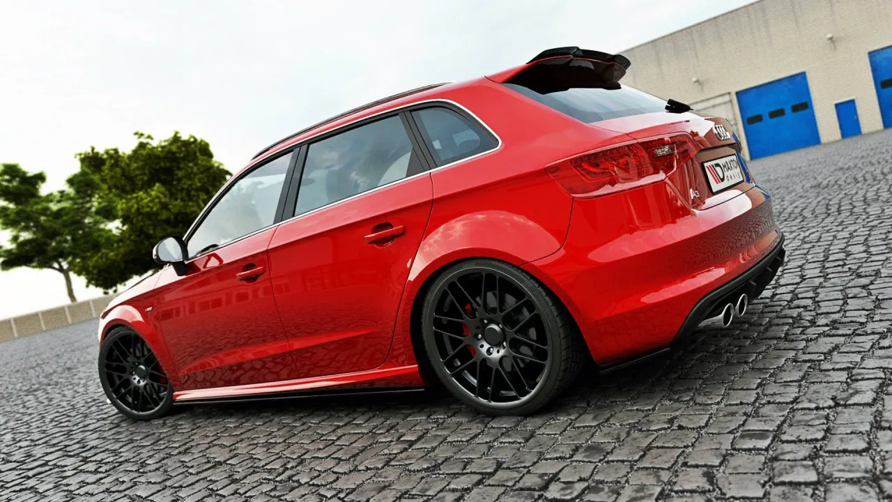 Maxton Design - Side Skirts Diffusers Audi S3 / A3 S-line 8V / 8V FL Sportback