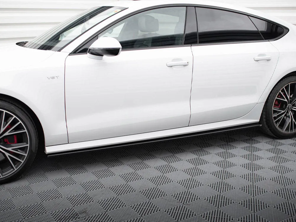 Maxton Design - SIDE SKIRTS DIFFUSERS AUDI S7 / A7 S-LINE C7 FL (2014-2017)