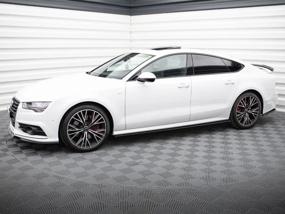 Maxton Design - SIDE SKIRTS DIFFUSERS AUDI S7 / A7 S-LINE C7 FL (2014-2017)