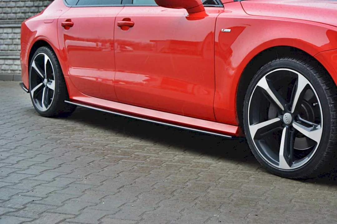Maxton Design - SIDE SKIRTS DIFFUSERS AUDI S7 / A7 S-LINE C7 FL (2014-2017)