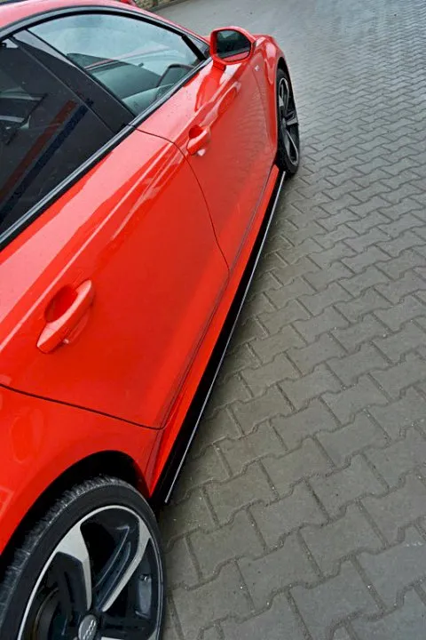 Maxton Design - SIDE SKIRTS DIFFUSERS AUDI S7 / A7 S-LINE C7 FL (2014-2017)