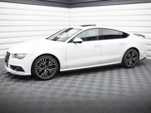 Maxton Design - SIDE SKIRTS DIFFUSERS AUDI S7 / A7 S-LINE C7 FL (2014-2017)